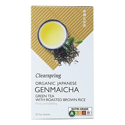 Clearspring Organic Japanese Genmaicha - 20 Tea Sachets Cover