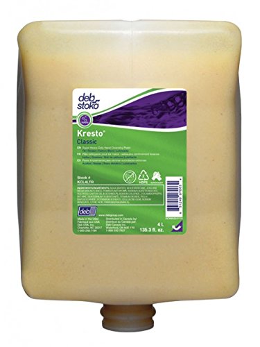 Kresto Classic KCL4LTR Stoko Heavy Duty Hand Cleaner (New 4 Liter Bottle!) (4 Bottles)