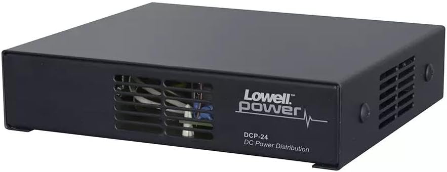 Lowell DCP-24 DC Power Distribution, 8 Output (24VDC); Each Output Protected by PTC Fuse with Auto Reset; Power Status LEDs; Universal Input 100-240VAC, 50/60Hz
