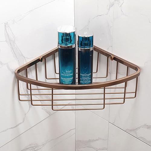 Accesorios de baño premium en oro rosa y estante de esquina 2