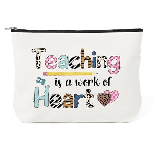 Presentes de agradecimento para professores, presente de agradecimento para professores, bolsas de maquiagem perfeita para mulheres, professoras, presente de agradecimento, Dia dos Professores, Natal