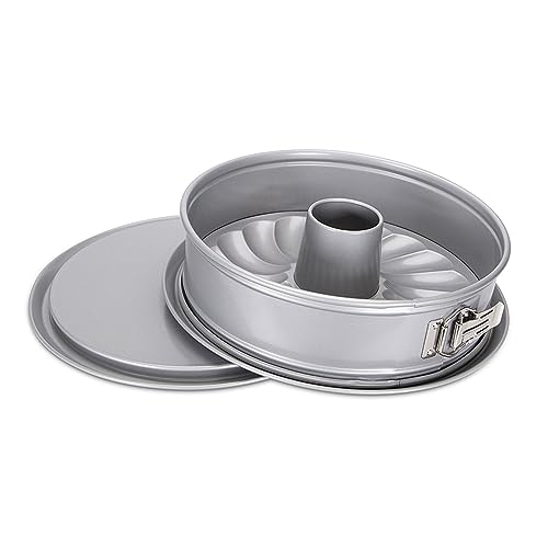 Städter Springform we love baking, Ø 28 cm, mit Flach- und Rohrboden, Hochwertige Antihaftbeschichtung, PFAS frei, Backform für Kuchen & Torten