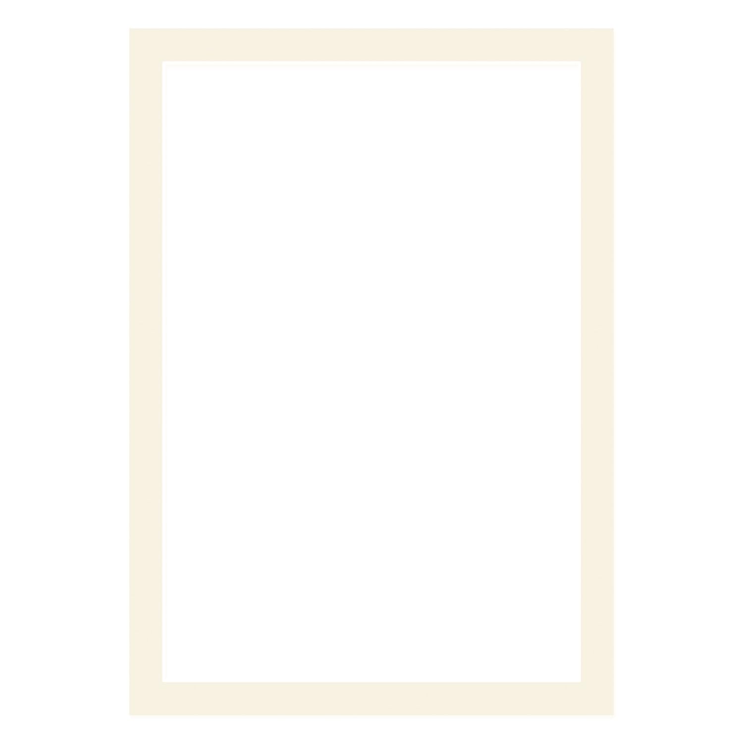 Alison Kingsgate 100x70cm Antique White Picture Mount for 90x60cm Aperture — image 1