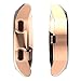 Suoman for Samsung Galaxy Watch 42mm Case, Soft Plated TPU All-Around Protective Bumper Cover Case for Samsung Galaxy Watch 42mm Smartwatch, 2-Pack Rose gold, Clear