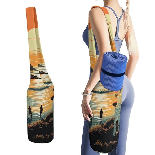 Sac de rangement tapis de yoga grande capacité avec sangle de gym