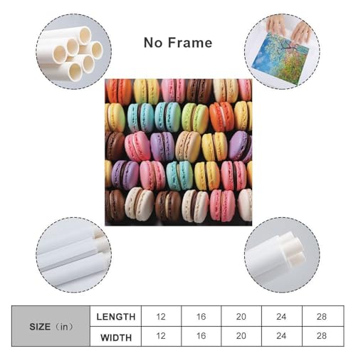 Toile murale abstraite macaron pour illuminer un salon sombre - 2