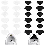 Flintronic 12 Pairs of Sneaker Repair Patch, Heel Patch, Shoes Heel Repair Trainers, Leather Heel Protection, Heel Pad Repair for Most Types (Large + Small)