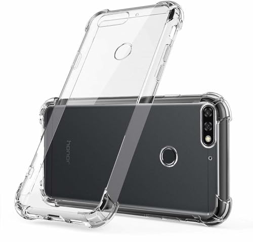Image of BOXXO Flexible Back Cover for Samsung Galaxy J7 Prime 2 | Back Cover Transparent Clear Shockproof Case Four Corner Protection | Slim Protective Mobile Phone Cover for Samsung Galaxy J7 Prime 2