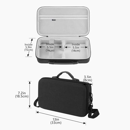 Funda rígida de viaje para Mini PC GEEKRIA, compatible con KAMRUI Pinova P2 / P1 / Hyper H2 / AM21 / Hyper H1 / E3 / E3B, GMKtec M5 Ultra / G3 Pro / G3S / M6 Ultra miniatura 4