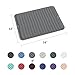 ZLR Silicone Dish Drying Mat for Kitchen Counter, Eco-Friendly Fast Dry Dish Mat, Easy Clean Multi Usage Drying Matt, Heat Resistant Trivet, 12