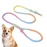 Vbnuyhim - Correas para mascotas y correas para perros grandes | Correas de cuerda resistentes de 5 pies para cachorros | Cuerda de entrenamiento para perros, correas multifuncionales sólidas y