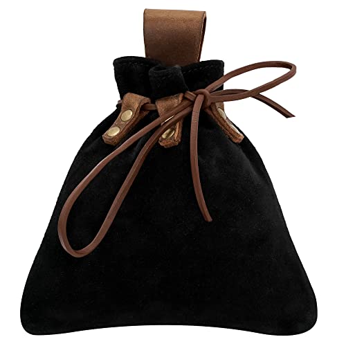 Pochette en cuir noir Lord Of Battles Medium pour vos sorties en GN et festivals