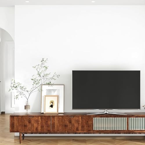 Image of HOME13 Matte Wallpaper Stick and Peel for Bedroom Solid Contact Paper Self Adhesive Thick White Wallpaper Peel and Stick Removable Wall Paper (2Feet 48Inches, Matte White Wallpaper)