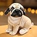 LoXiu Six Types d'imitation Chien en Peluche Carlin Jouets poupée Husky Remplissage Souple Animal Bouledogue en Peluche Oreiller Doux Dessin animé poupée Cadeau pour Enfants s'asseoir 4