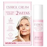 Morovan Estriol Cream for Women's Comfort: Organic Menopause Moisturizer for Itch & Burn Relief, 4 oz