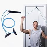 Yuanchupin Shoulder Pulley, Physical Therapy Exercises, Over Door Rehab Exerciser for Rotator Cuff R