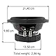 1 SUBWOOFER DS18 Select SLC-8S SLC8S 20,00 cm 200 mm 8 200 watt rms und 400 watt max SVC Single Voice Coil 4 ohm sub ideal für autotür oder Box, 1 stück