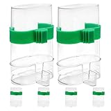 WEKAMOS 6 Stück Automatischer Vogelfutterspender mit Ergonomischem Trinkport für Wellensittich...