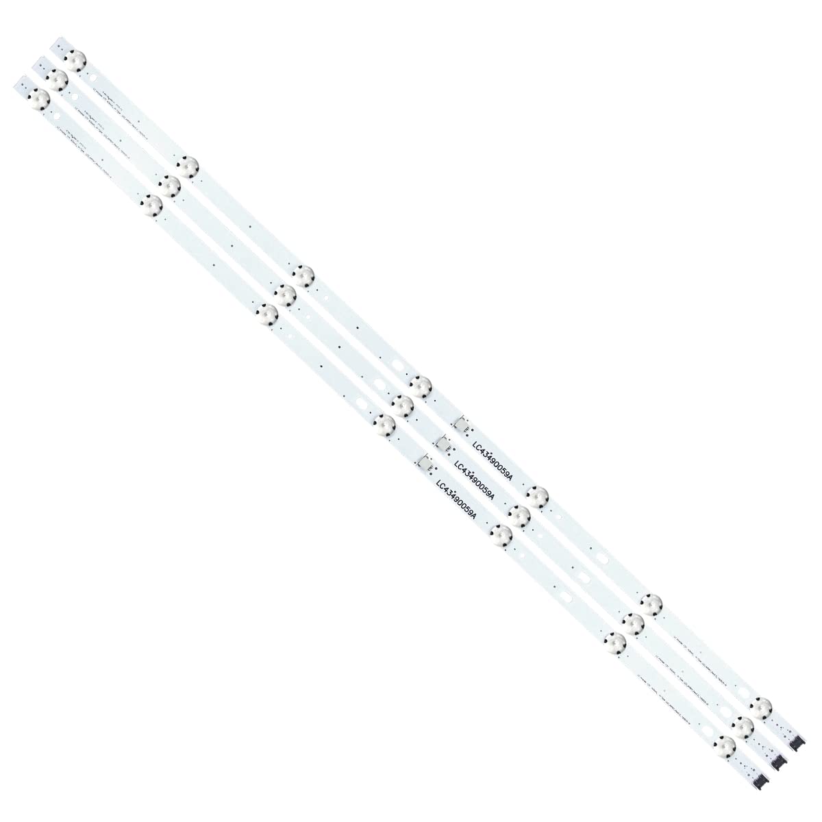 TV de Remplacement avec Bande de rétro-éclairage LED pour 43UJ634V 43UJ651V 43UJ635V 43LJ594V 43UJ630V 43UK6300PLB 43UJ630 43UJ701V 43UJ655V 43UJ6300 43UJ561V 43LJ595V