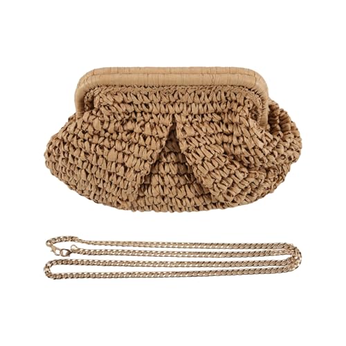 Sac à main en paille cloud dumpling : fini les sacs lourds à la plage - 2