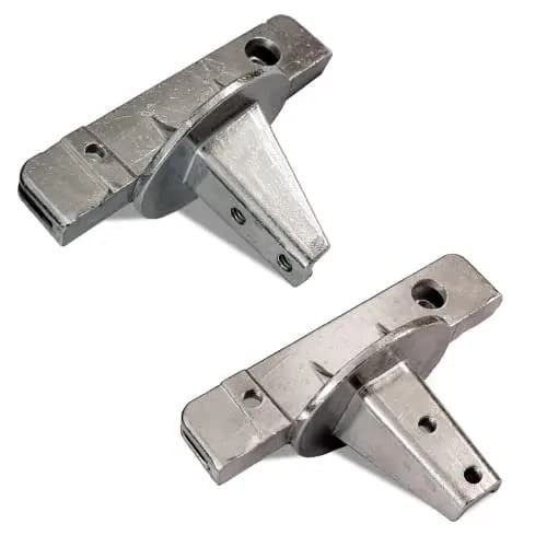 U-Channel Heavy Duty Street Sign Bracket 5 1/2inches, 180d, Flat