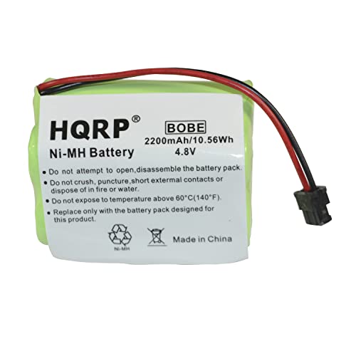 HQRP 2200mAh Battery Compatible with Uniden Bearcat SPORTCAT BP-120 BP120 BP-150 BP150 Replacement