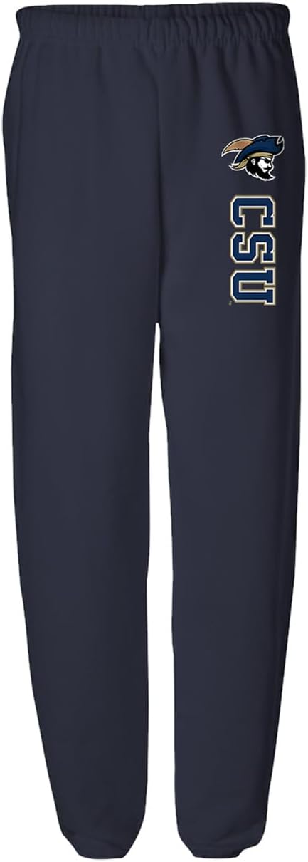 Official Collegiate Vertical Text Mens Jogger Sweatpants Collection 3