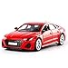 QTSM Simulation Simulation Moulé sous Pression Retirer Le Modèle De Véhicule en Alliage Jouet pour Enfants Modèle De Voiture Cadeau De Collection 1:35 pour Audi RS7 (Color : Red)