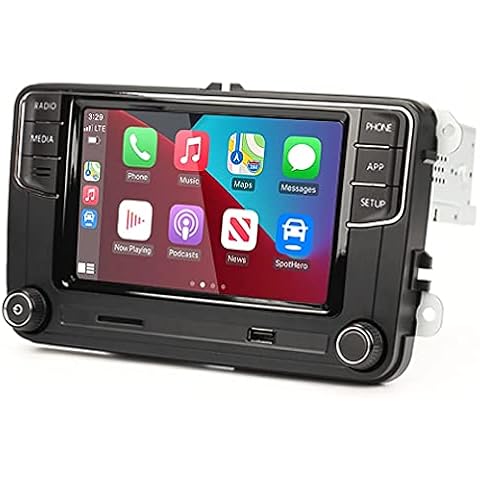 SCUMAXCON 6.5" RCD360 Car stereo Radio Carplay Bluetooth FM/AM RVC USB Touch screen for VW MQB Polo 6c+Frame Cover