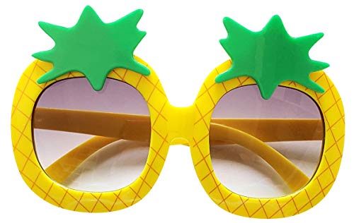 3 PAIRS Kids Children Trendy Pineapple Cat Heart Shaped Glasses Sunglasses for Toddler Girls2