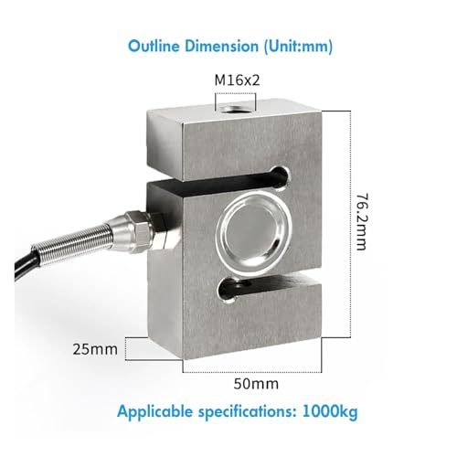 Cellule de charge de type S 1000kg avec capteur de compression - 3