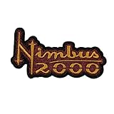 Harry Potter Nimbus 2000 Patch Magic Broom Stick Embroidered Iron On Applique