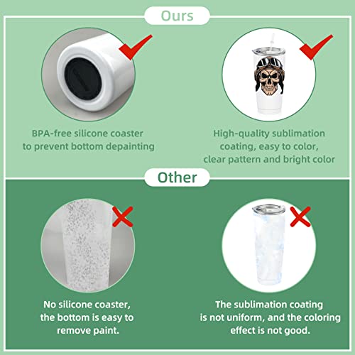 Aiheart 20Oz Sublimation Stainless Steel Coffeetumblers,Double Wall Vacuum Insulated Blanks Bulk Tumblers With Lid Silicone Coasters And Shrink Wrap Films,Travel Mug For Car Cup Racks(12Pack) #TOP3