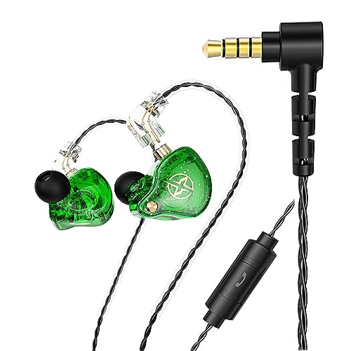 Écouteurs intra-auriculaires filaires IEM HiFi avec basses immersives pour chanteurs