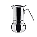 Début Edelstahl-Espressomaschine - Italienische Espressomaschine Greca Kaffeemaschine Moka Espressomaschine Moka Pot für 4 Tassen / 6,7 Unzen