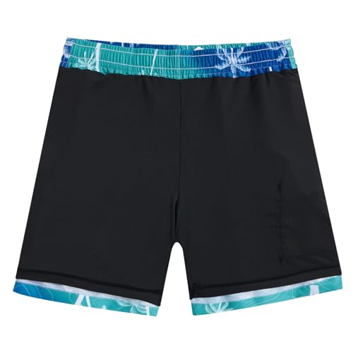 TUONROAD Boys Swim Trunks with Compression Liner Quick Dry Board Shorts with Boxer Brief Lined Bathing Suit 8-20 Years