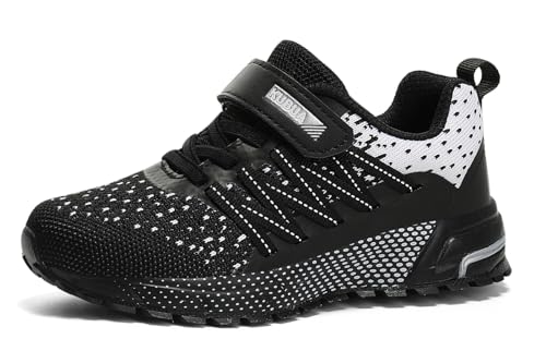 Image of KUBUA Kids Sneakers Lightweight Boys Girls Tennis Shoes | Breathable, Comfortable, Non Slip, Easy to Put On, Running, Walking, Gym, School, Daily Play, Toddler