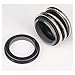 45mm Inner Diameter Mechanical Water Pump Shaft Seal Single Coil Spring Carbon vs Silicon Carbide NBR