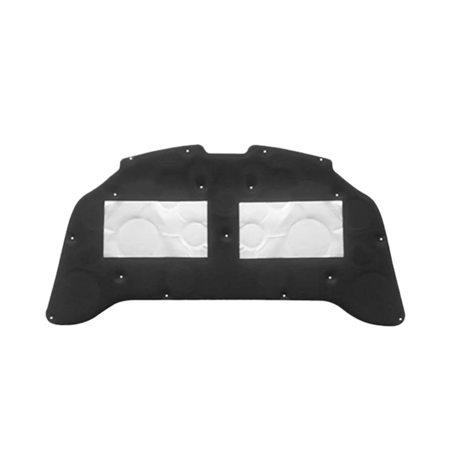 Lycheu Black Front Hood Engine Firewall Car Hood Engine Insulation For Benz For Gla X156 200 180 2014-2020 Soundproof Heat Cotton Pad Liner Cover Accessories