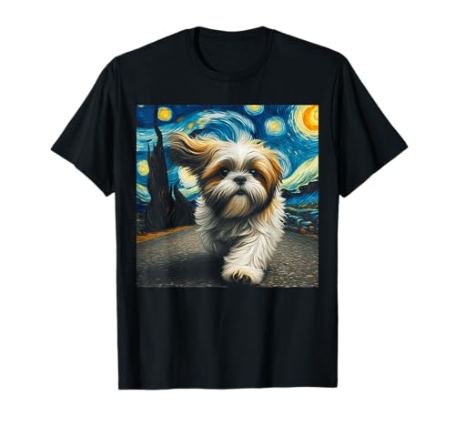 Shih Tzu Caminando para los amantes de los perros Shih Tzu Camiseta