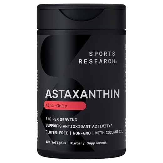 Sports Research Astaxanthin Softgels for Health