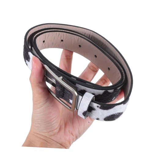 Adjustable PU Leather Female Waist Belt with Cows Pattern Creative Waistband for Dresses and Trousers for Valentine Day Weddings Parties and Costumes4