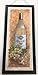 Chardonnay White Wine Bottle and Grapes Kitchen Wooden Wall Art Sign *