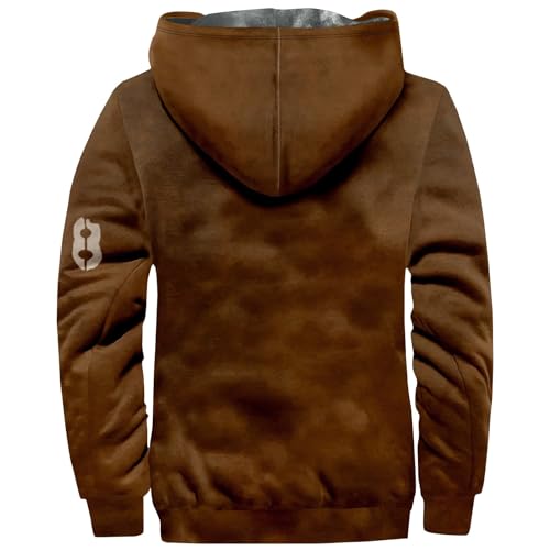 Mens Hoodies Zip Up Fleece Jacket Thick Retro Flag Print Hoodie Sherpa Lined Winter Coat Fall Fashion Hoodie2