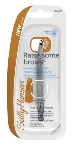 Sally Hansen Beauty Tools, Raise Some Brows-Slant Tip Tweezer With Platform (Pack Of 2) #TOP13