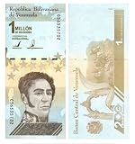 10 x 1,000,000 Banknote Venezuela 1 Million Bolivar Soberano Banknote UNC