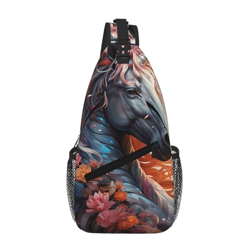 Morrales Crossbody Sling Backpack para mujer y hombre