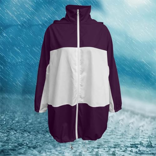 Cortavientos chaqueta de senderismo impermeable para mujer activa 4