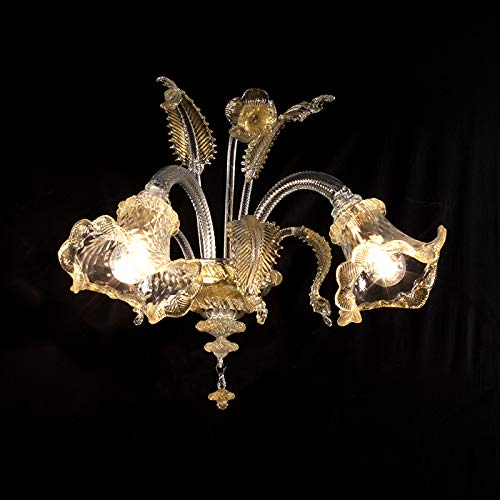 Applique Murano CANNAREGIO 2 luci - Realizzato in