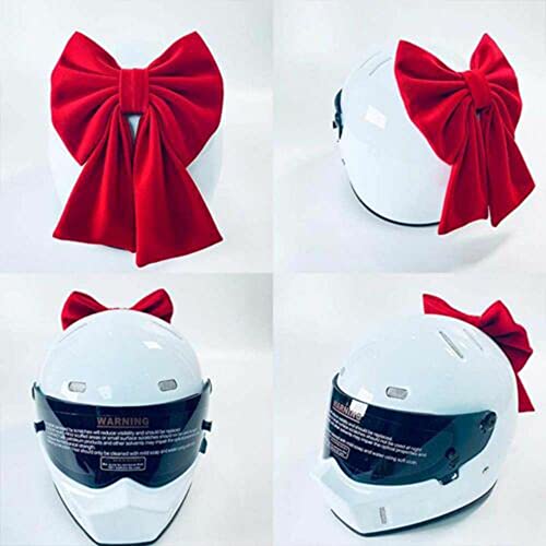 HomeSoGood Electric Bicycle No Deformation Helmet Decoration Bow Fittings Easy Install Helmet Modeling Bowknot(25cm,Pink) by HomeSoGood - Image 3